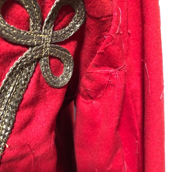 Vintage Red Military Costume Jacket - Picture 6 of 7